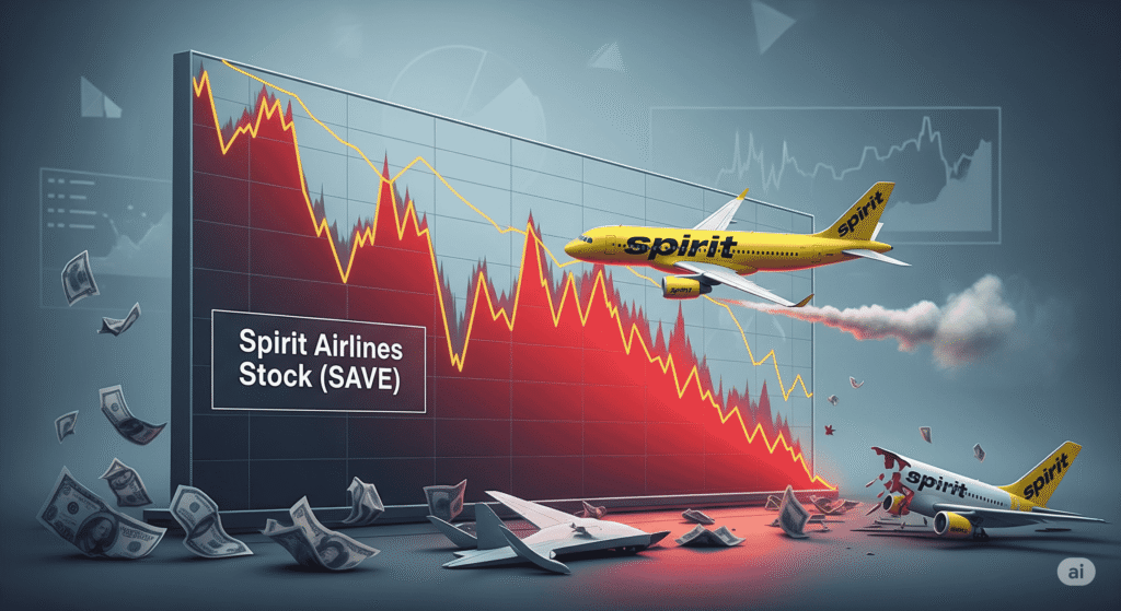 Spirit Airlines warns may not survive another year—stock crashes 2025 - Hancerz.com