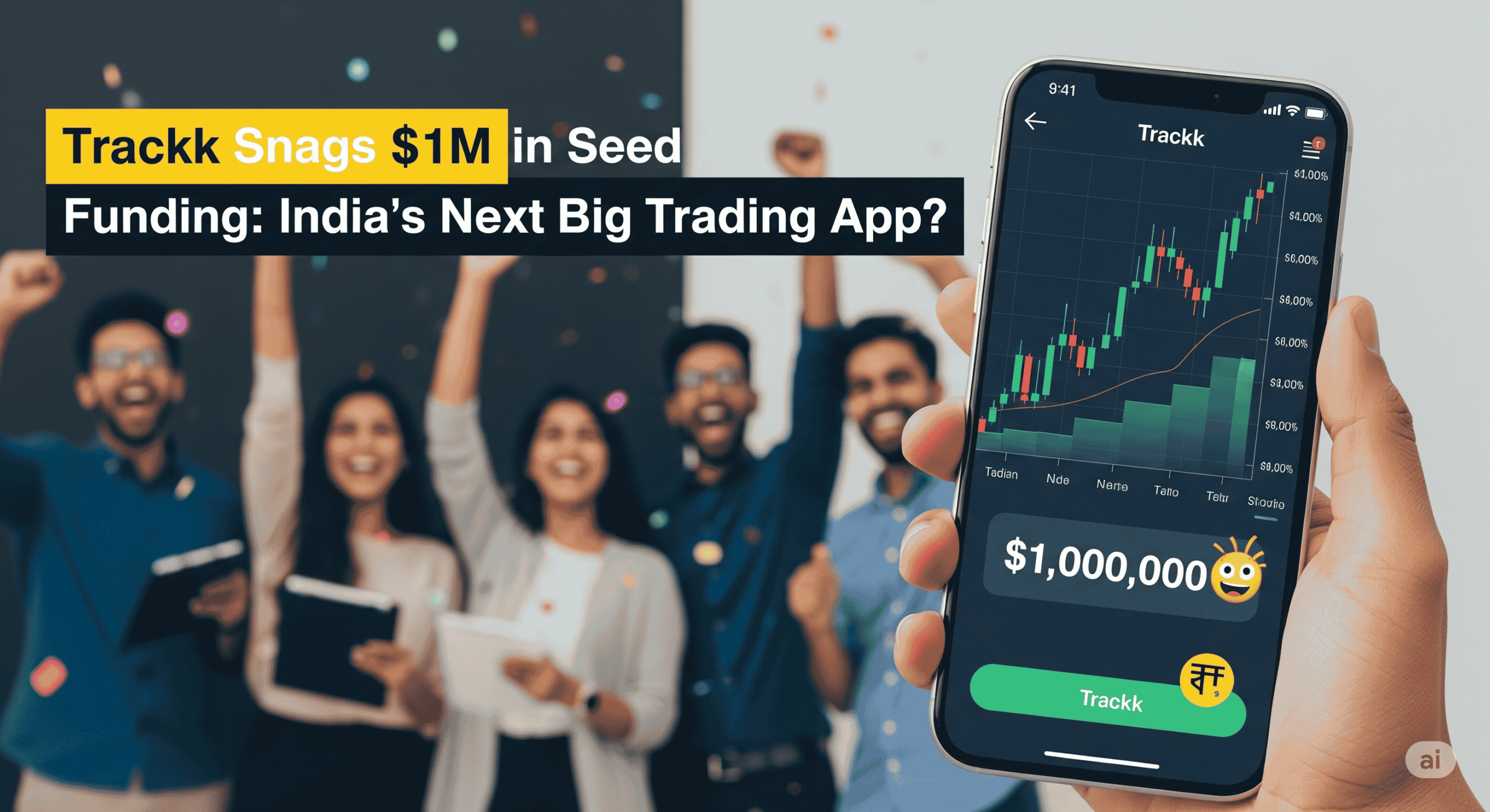 Trackk Snags -1M in Seed Funding - India’s Next Big Trading App - Hancerz.com