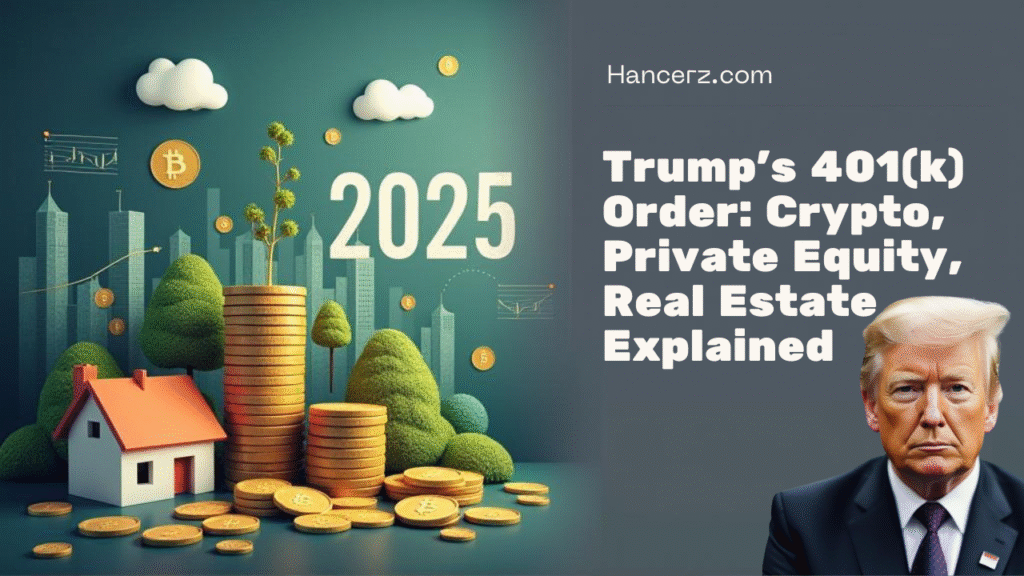Trump's 401(k) Order Crypto, Private Equity, Real Estate Explained - hancerz.com