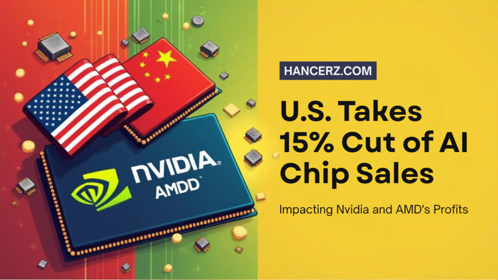 U.S. Takes 15% Cut of AI Chip Sales - Hancerz.com